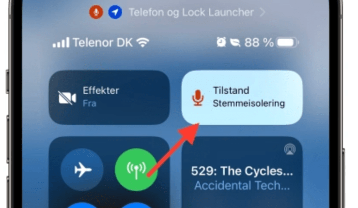 Fjern baggrundsstøj fra telefonsamtaler med den nye stemmeisolerings-funktion på din&nbsp;iPhone.
