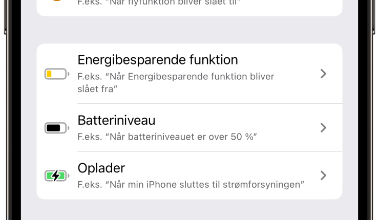 Brug automation på din iPhone og gør din hverdag lidt lettere og smartere..Det er ganske&nbsp;enkelt.