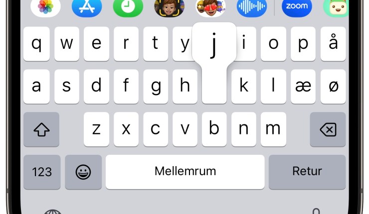 Vidste du at tastaturet på din iPhone kan give en lille vibration (Haptisk feedback) hver gang du&nbsp;taster?