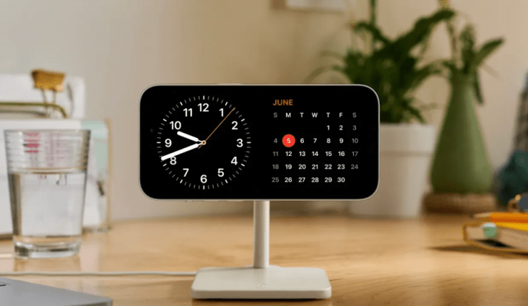 Ny smart funktion til iPhone med IOS 17: “Standby” til natbordet, skrivebordet eller&nbsp;køkkenet.