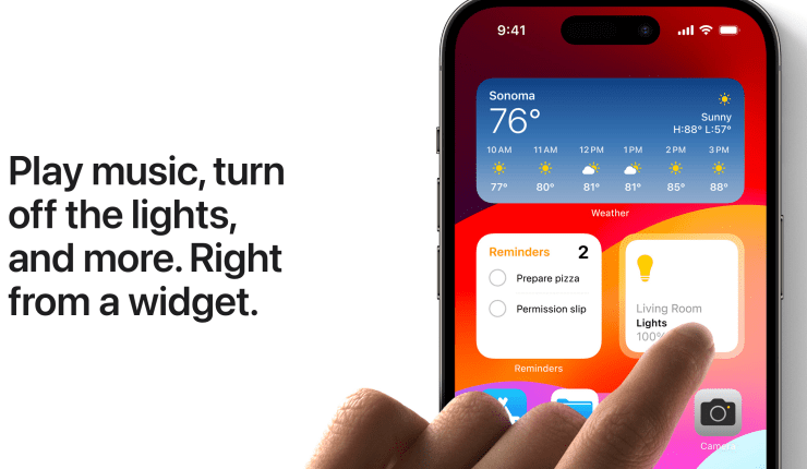 Snart kan du trykke på en widget på din iPhone eller iPad og f.eks. tænde for dit musik, uden at skulle ind i appen. Interaktive Widgets er på vej med IOS&nbsp;17.
