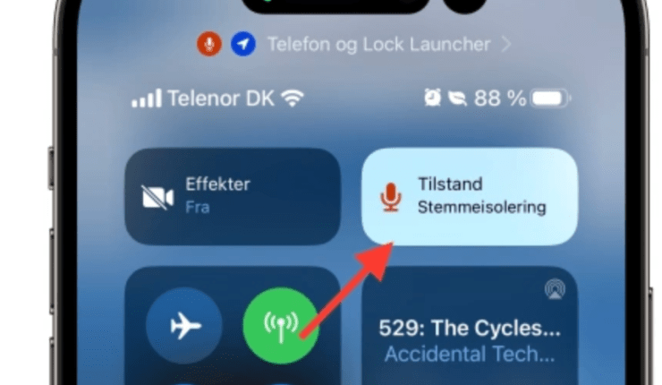 Fjern baggrundsstøj fra telefonsamtaler med den nye stemmeisolerings-funktion på din&nbsp;iPhone.