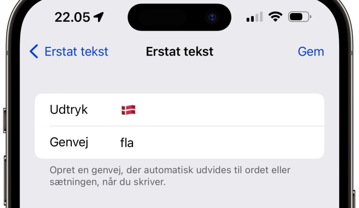 Tast Emojis superhurtigt i dine beskeder eller emails med tastaturgenveje på din&nbsp;iPhone🏎️💨