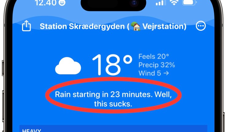 Har du en Netatmo vejrstation? Så kan du få dine målinger direkte i den klart bedste vejrapp til iPhone: CARROT Weather!&nbsp;🌞🌧️⚡