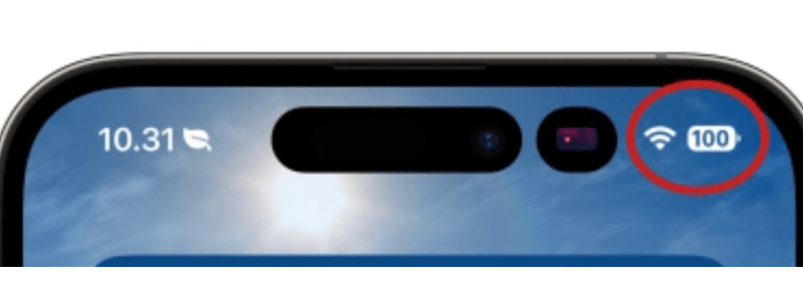 Vidste du, at det igen er muligt at se ens batteriprocent øverst i hjørnet på din&nbsp;iPhone?🔋