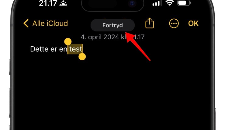 Kommet til at slette noget tekst på din iPhone ved en fejl? Dette enkle tip kan redde dig, samt 3 yderligere tips du måske ikke&nbsp;kender.